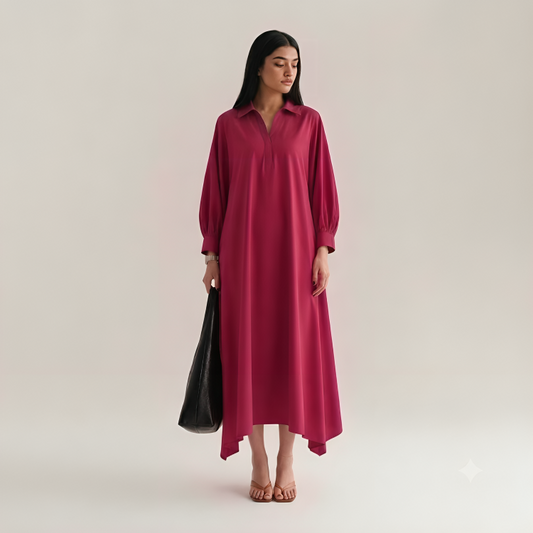 1 Piece Fuchsia Pink Lawn Summer Tunic | Antara by SK